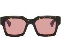 Tortoiseshell & Red Aura Sunglasses