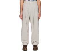 Off-White & Navy WP Trousers
