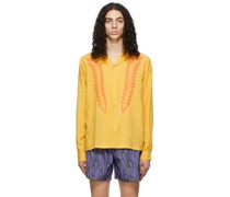 Yellow Feather Shirt