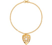 Gold Crystal Tropicana Necklace