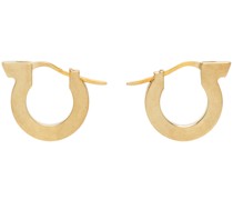 Gold Brass Hoop Earrings