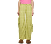 Green Check Trousers