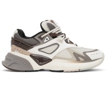 Brown & Off-White MA Runner Sneakers