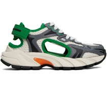 Green & Gray Block Stepper Sandal Sneakers