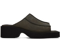 Gray Frame Sandals