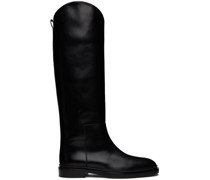 Black Asymmetric Boots