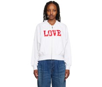 White 'Love' Hoodie