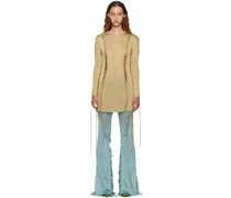 Brown Expandable Minidress