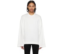 White Graphic Long Sleeve T-Shirt