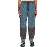 Blue & Gray Colorblock Sweatpants