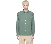 Green Overlock Shirt