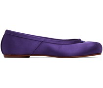 Purple Tabi Ballerina Flats