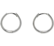 Silver Intrinsic Hoop Earrings