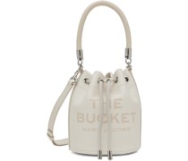 White 'The Leather Bucket' Bag