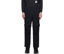 Black 2Way Track Pants