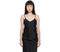 Black Bias-Cut Camisole