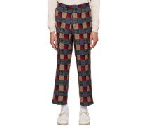 Multicolor Checkered Trousers