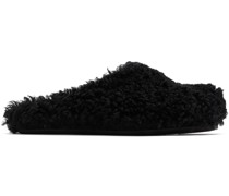 Black Fussbett Sabot Loafers