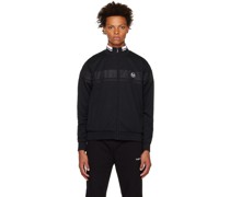 Black Young Line Tennis Track Jacket