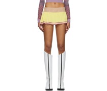 SSENSE Exclusive Yellow Mini Skirt