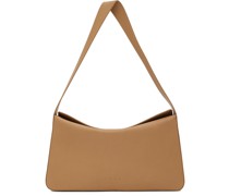 Beige Soft Baguette Bag