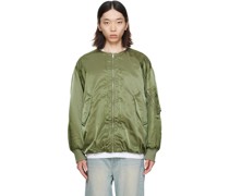 Khaki MA-1 Reversible Bomber Jacket