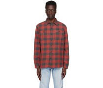Red Plaid Work Shirt