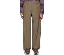 Brown Easy Trousers