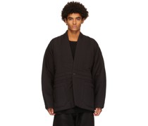 Black Washi Shirting Jacket