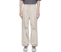 Gray Tight End Trousers