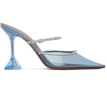 Blue Gilda Glass Heels
