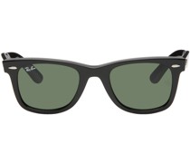 Black Wayfarer Classic Sunglasses