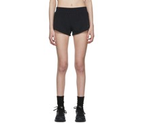 Black Nylon Sport Shorts