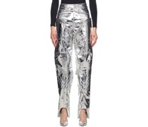 Silver Layered Trousers