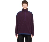 Purple Half-Zip Sweater