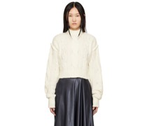 White Noto Sweater