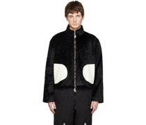 Black Temen Faux-Fur Jacket