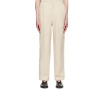 Beige Cosmic Trousers