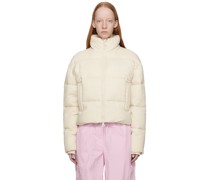 Off-White Cropped Puffer Jacket