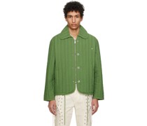 Green Quilted Jacket