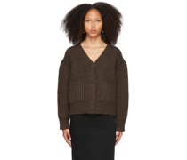 SSENSE Exclusive Brown Merino Wool Hackney Cardigan