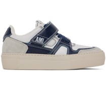 Blue & White Ami de Cœu Sneakers