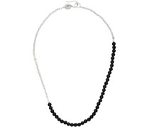 Silver & Black #7731 Necklace