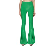 SSENSE Exclusive Green Thea Flare Leggings