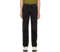Black Straight Cut Jeans