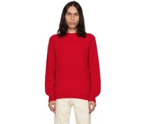 Red Brushed Sweater