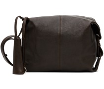 Brown Folded Shoulder Bag