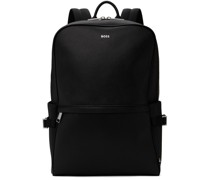 Black Structured Backpack