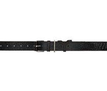 Black Patchwork Belt