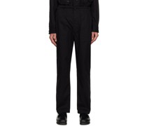 Black Fatigue Trousers